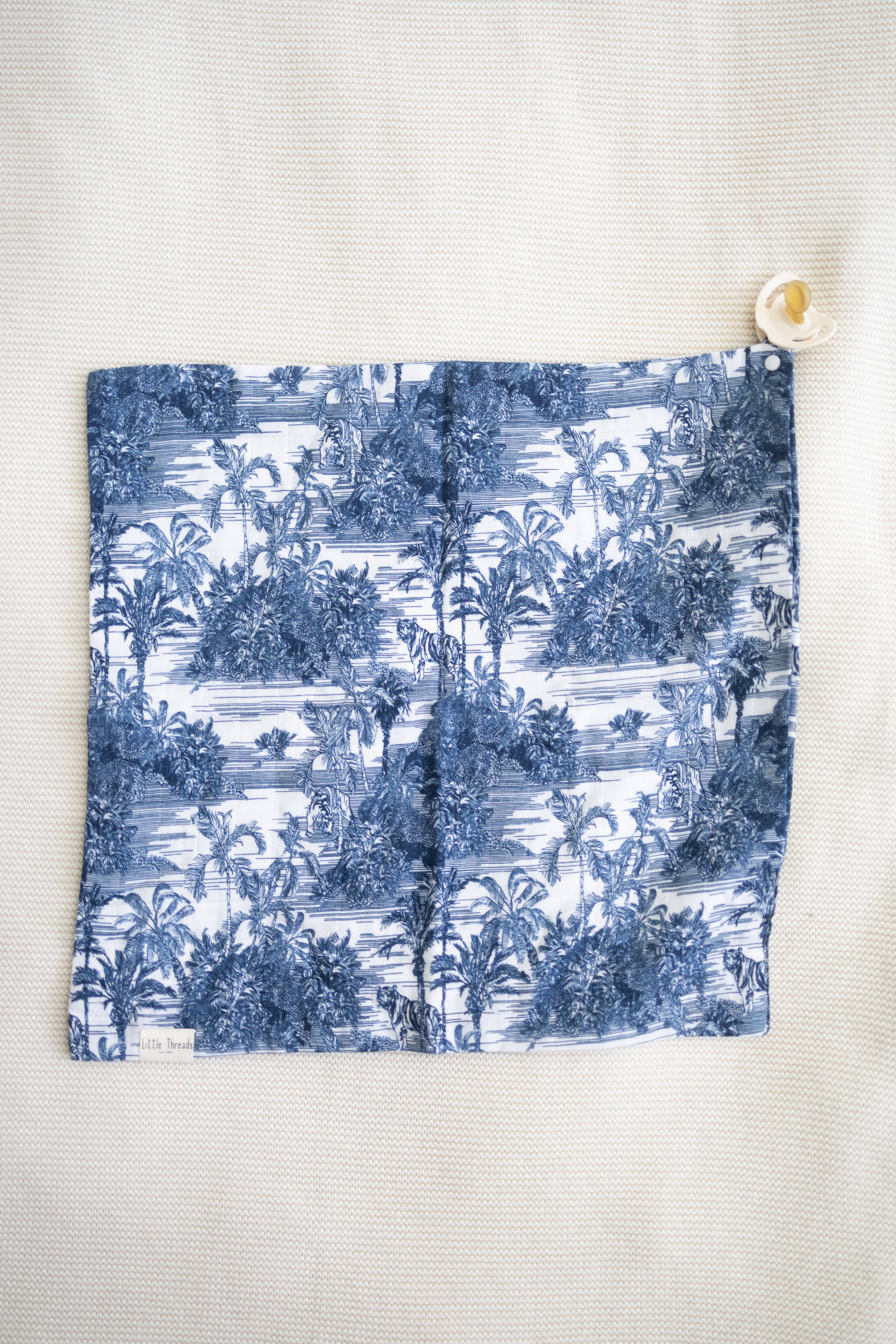 Blue Jungle Toile Lovey