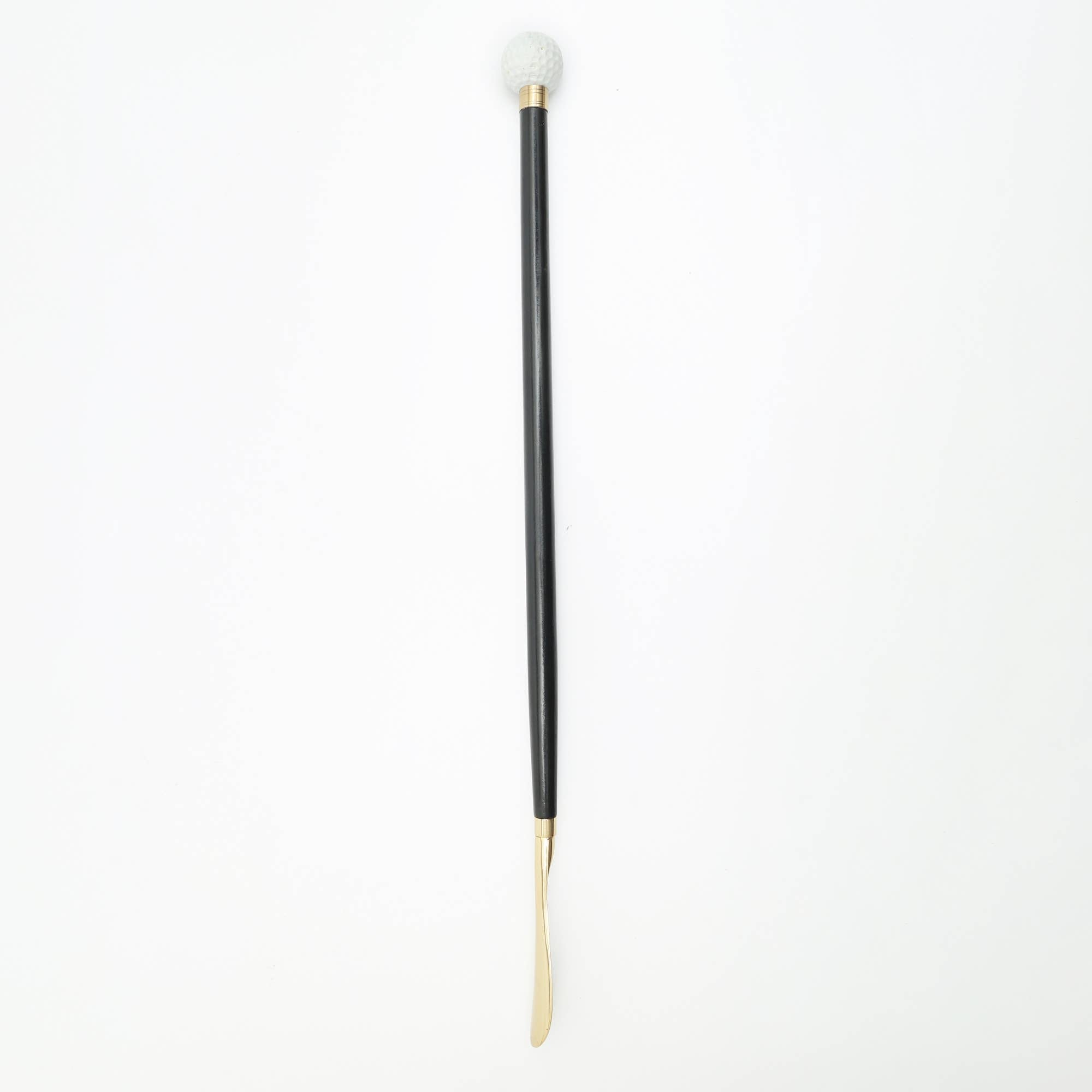 Wooden Shoehorn | Metal Handle Long Shoehorn, 29"