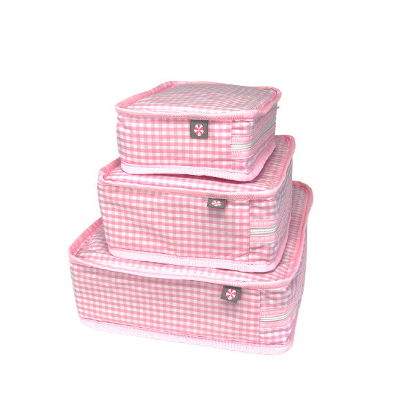 Pink Gingham Stacking Set | Mint