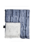 Snowflake Denim Minky Blanket